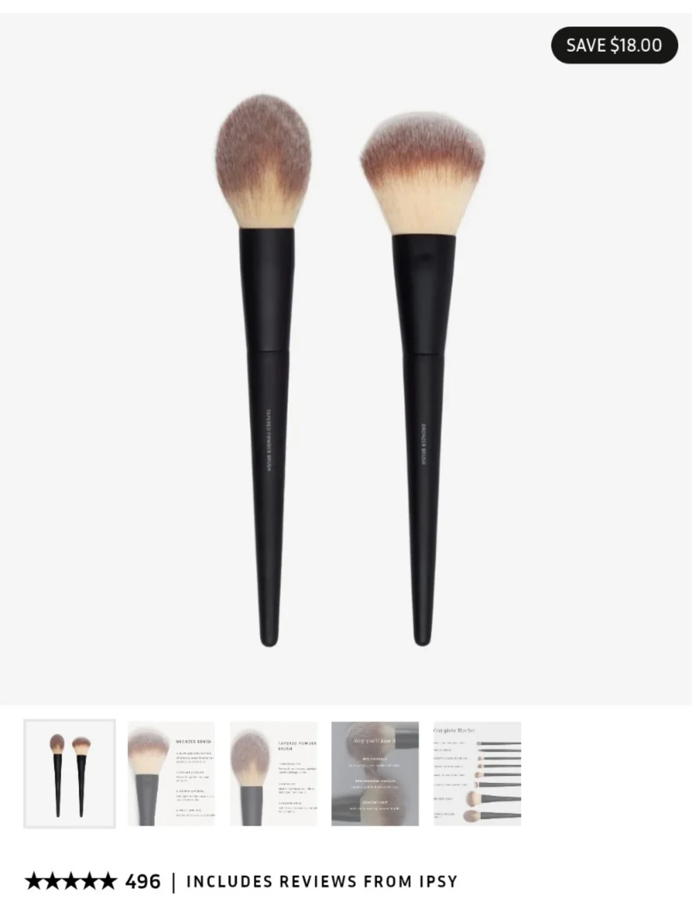 Lithe Beauty Essential Face Brush Set